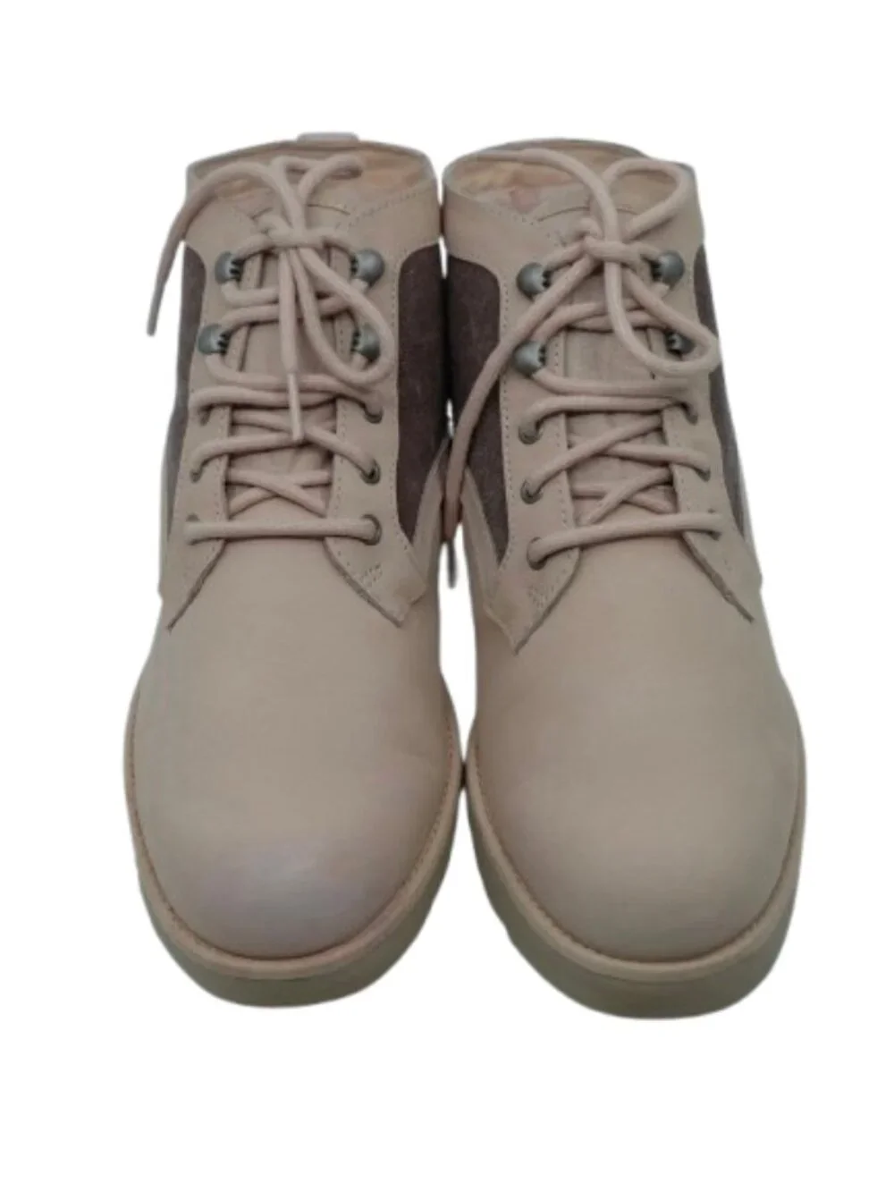 UGG~BETHANY CANVAS QUARTZ SHOES~Chukka Boots Leather Shearling Sz 9.5